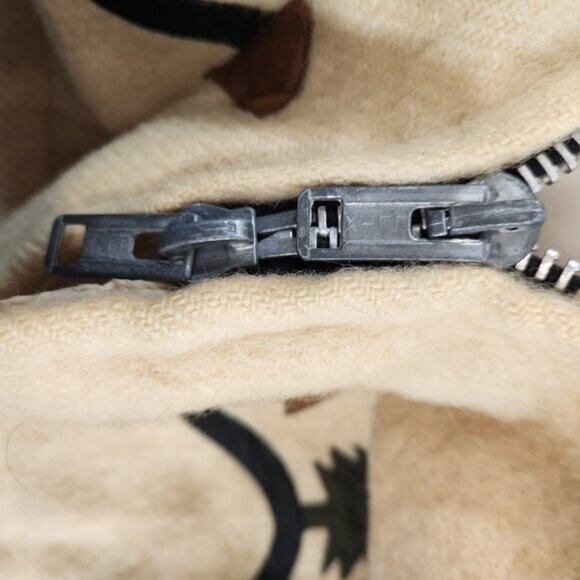 Hudson's Bay Company Northern Parks Inuit Igloo Tree Motif 1960s Wool Canada - Picture 12 of 15